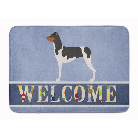 Carolines Treasures Brazilian Terrier Welcome Machine Washable Memory Foam Mat BB8315RUG